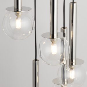 daisy 5 srebrna lampa przezroczyste kulki 2 lamperiaconcept