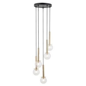 daisy 5 zlota lampa przezroczyste kulki lamperiaconcept 1