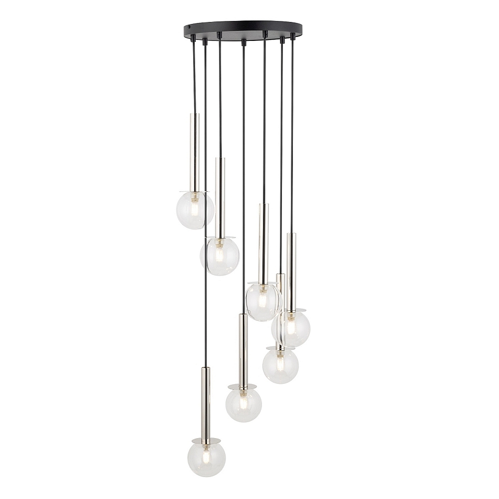 daisy-7-srebrna-lampa-przezroczyste-kulki-lamperiaconcept daisy 7 srebrna lampa przezroczyste kulki lamperiaconcept