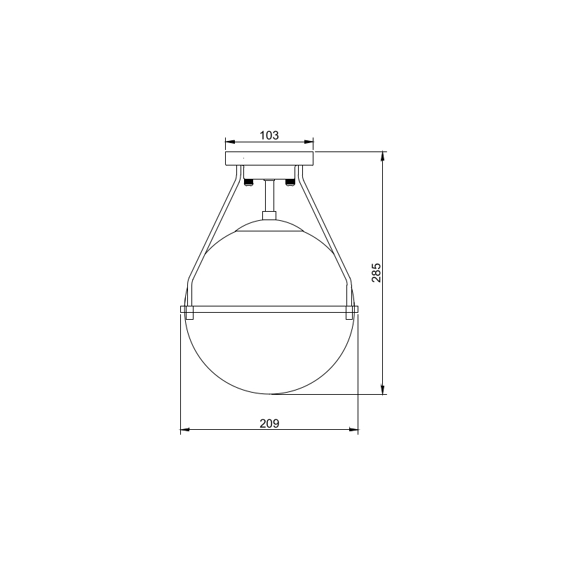 drop-lampa-sufitowa-kula-lamperiaconcept drop lampa sufitowa kula lamperiaconcept