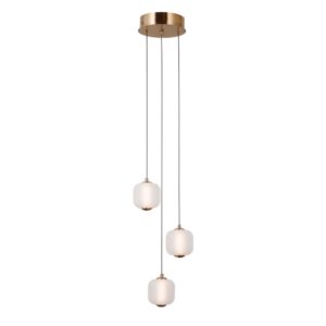 ganti 3 ring nowoczesna lampa led lamperiaconcept