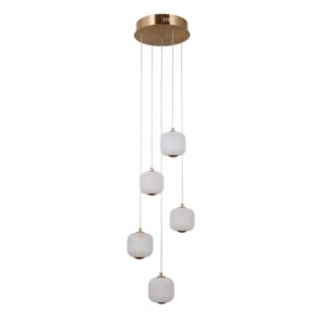 ganti 5 ring nowoczesna lampa led 1 lamperiaconcept