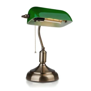 lampa biurkowa bankierska zielona VT 7151 GR 0 lamperiaconcept