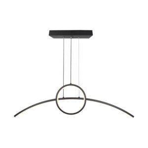 V-TAC – ŁUKOWA LAMPA WISZĄCA NAD STÓŁ VT-7766 CZARNA