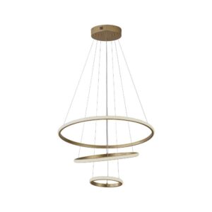 V-TAC – LAMPA WISZĄCA VT-7816 POTRÓJNY LED RING