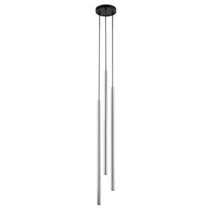 SIGMA LIGHTING – SOPEL LUX III RING L SREBRNA LAMPA WISZĄCA RURKI