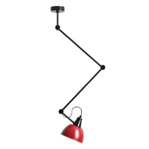 ARTERA - AIDA GLOSS RED WINE SUFITOWO-ŚCIENNA LAMPA NA WYSIĘGNIKU