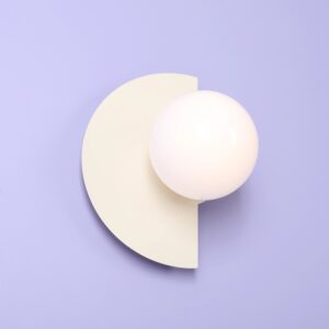 loop cream kinkiet kulka 1 lamperiaconcept