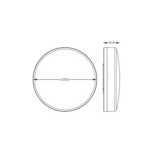 nolan nowoczesna lampa sufitowa led 1 lamperiaconcept