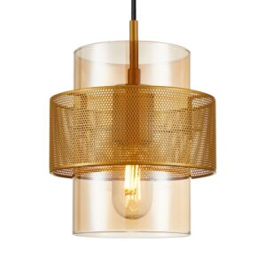 vinoti zlota lampa z kloszem 1 lamperiaconcept