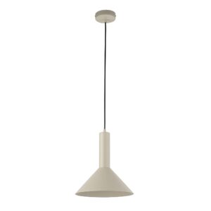 vitrum stozek szary metalowa lampa lamperiaconcept