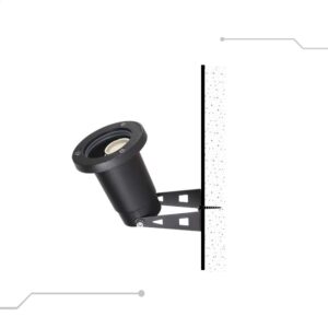 czarny reflektor ogrodowy VT 1119 4 lamperiaconcept