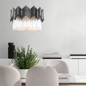 rotta czarno zlota lampa szklana 1 lamperiaconcept