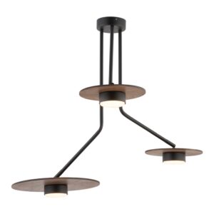 disk 3 lampa sufitowa czarna lamperiaconcept 1