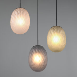 facette 3 ring lampa szklana 1 lamperiaconcept