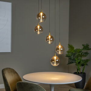 gisela 5 amber lampa wiszaca kule aranzacja lamperiaconcept