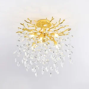 cindy zlota lampa drzewko on lamperiaconcept