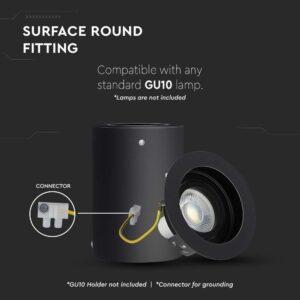 lampa nadtynkowa tuba VT 796B 1 lamperiaconcept