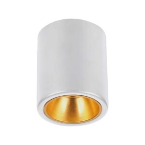 lampa nadtynkowa tuba bialo zlota VT 978RD W lamperiaconcept