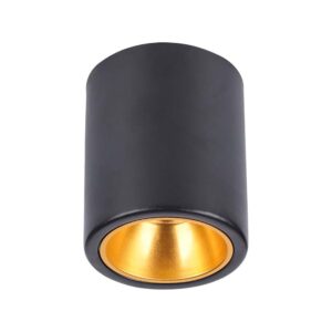lampa nadtynkowa tuba czarno zlota VT 978RD B lamperiaconcept