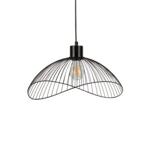 reto M lampa druciana czarna lamperiaconcept