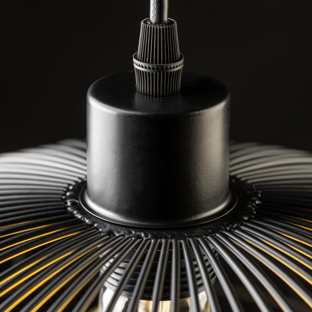 reto-lampa-druciana-czarna-detale-lamperiaconcept reto lampa druciana czarna detale lamperiaconcept
