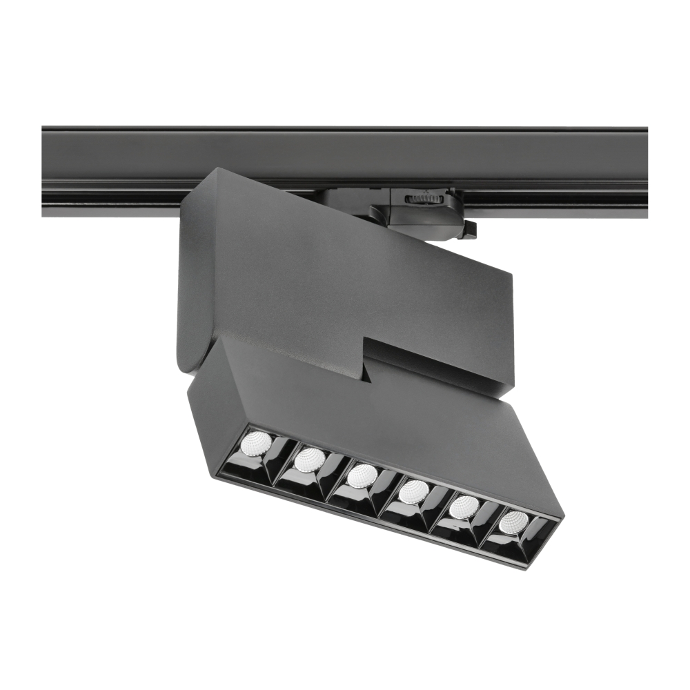 sierra-bk-18w-lampa-na-szynoprzewod-lamperiaconcept elegancki reflektor do szynoprzewodu 3 fazowy dla nowoczesnych wnętrz. Sierra to lampa na szynie czarna oraz biała w dwóch wielkościach do wyboru dla dopasowania dla najlepszego i precyzyjnego oświetlenia przestrzeni domu czy biura.