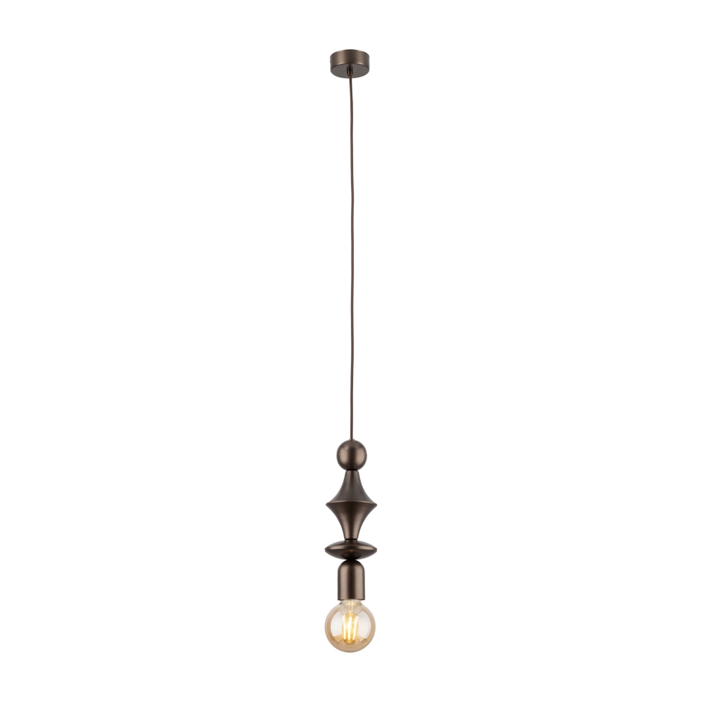 tower-brown-lampa-totem-lamperiaconcept Tower lampa wisząca totem w modnym kolorze brown, który nadaje wyrazu i głębi, sprawdzi się w projekcie nie tylko ultra nowoczesnego wnętrza