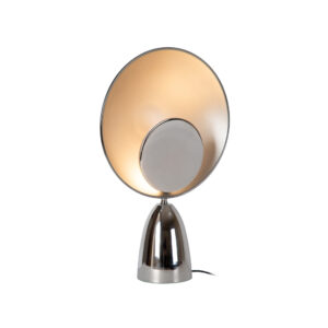 Castamar Lampa Stołowa Srebrna, elegancka i nowoczesna w jednym. Castamar to Designerska lampa stołowa srebrna LED, która podkreśla oryginalny styl wnętrza i kształtuje pierwsze wrażenia. Jej niebanalne obłe kształty i forma doskonale pasują do nowoczesnych projektów wnętrz.