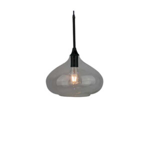 V-TAC – CZARNA LAMPA WISZĄCA CIEMNE SZKŁO VT-7281-BG