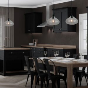 czarna lampa wiszaca dymne szklo vt 7281 bg wizka lamperiaconcept