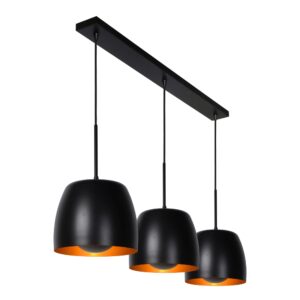 nolan 3 metalowa lampa wiszaca czarna lamperiaconcept