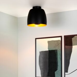 nolan lampa sufitowa czarna metalowa aranzacja lamperiaconcept