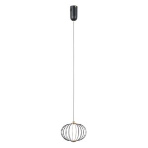 rabel 1 lampa wiszaca led czarna lamperiaconcept