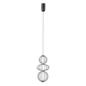 rabel 3 lampa wiszaca led czarna lamperiaconcept