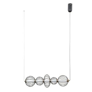 rabel 5 lampa wiszaca led czarna lamperiaconcept