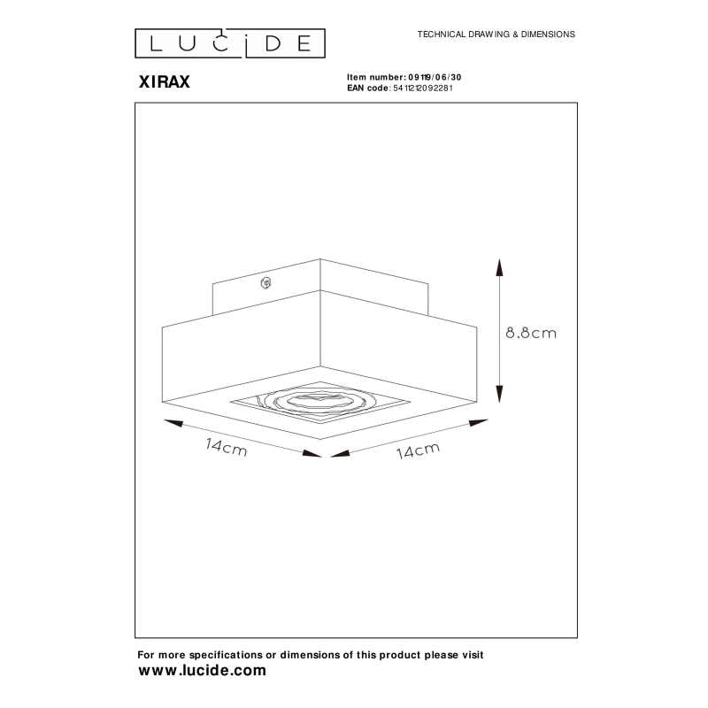 xirax-1-lampa-punktowa-wymiary-lamperiaconcept xirax 1 lampa punktowa wymiary lamperiaconcept