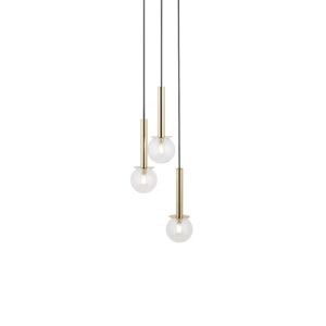 daisy 3 zlota lampa przezroczyste kulki 0 lamperiaconcept