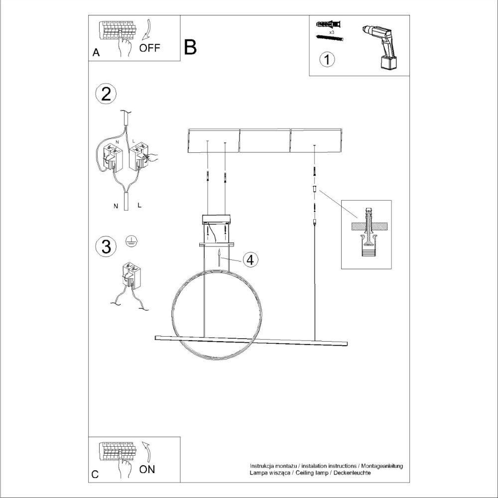 glad-lampa-nad-wyspe-montaz-lamperiaconcept glad lampa nad wyspe montaz lamperiaconcept