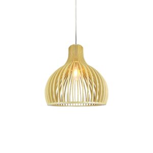 V-TAC – OKRĄGŁA LAMPA DREWNIANA WISZĄCA 45CM VT-4453