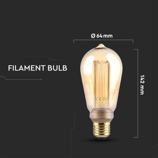 zarowka edison e27 VT 2185 N wymiary lamperiaconcept