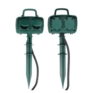 slupek ogrodowy z gniazdkiem do wbijania vt 1114 3 0 lamperiaconcept