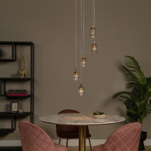 berliane 5 ring krysztalowa lampa wiszaca aranzacja lamperiaconcept