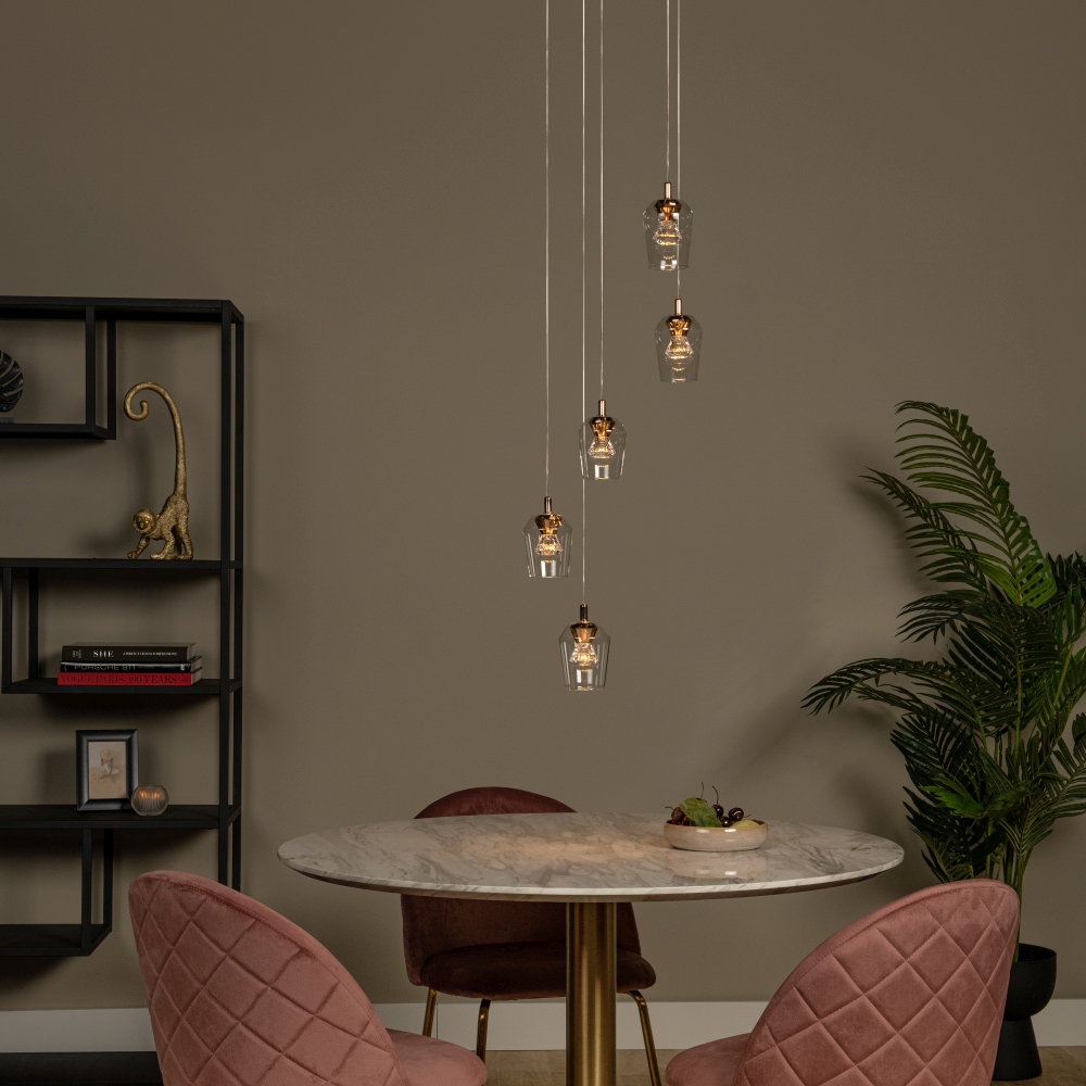 No reproduction without creditline berliane 5 ring krysztalowa lampa wiszaca aranzacja lamperiaconcept