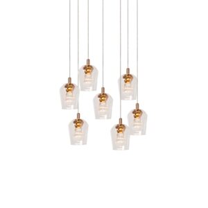 berliane 7 ring krysztalowa lampa wiszaca 0 lamperiaconcept