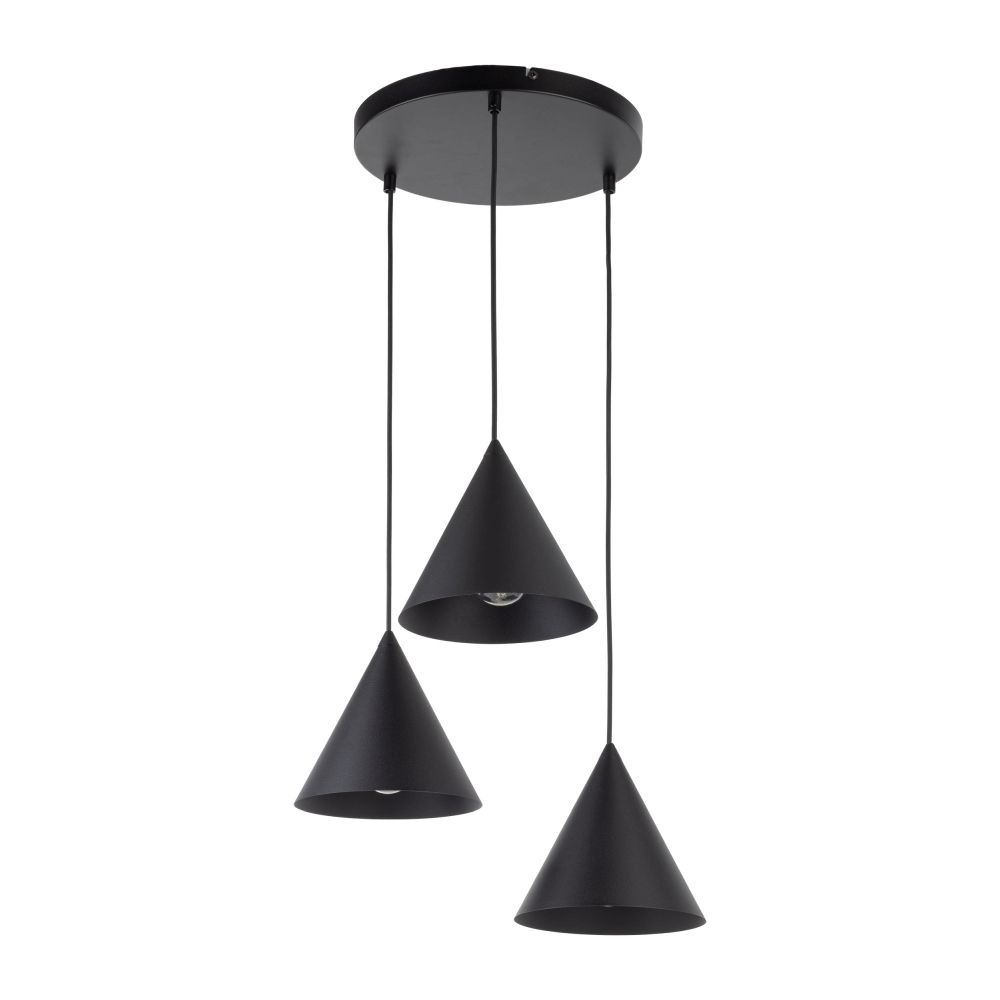 cono-3-kolo-lampa-wiszaca-stozek-czarna-lamperiaconcept cono 3 kolo lampa wiszaca stozek czarna lamperiaconcept