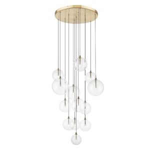 ZUMA LINE – MILAN XIII LAMPA WISZĄCA ZŁOTA KULE