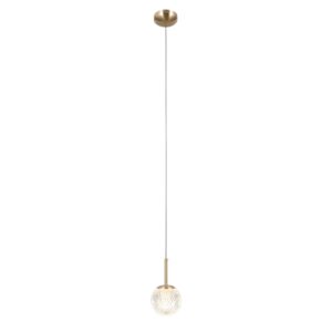 padri 1 zlota lampa krysztalowa kulka lamperiaconcept