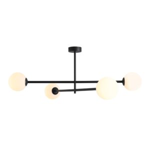 pinne 4 czarna lampa sufitowa do salonu lamperiaconcept