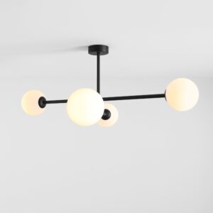 pinne 4 czarna lampa sufitowa do salonu on lamperiaconcept